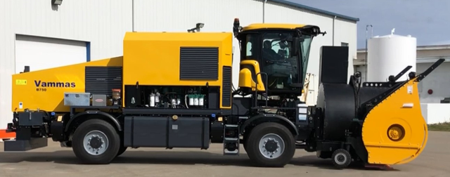Image of the Vammas B70 Snow Blower from the side