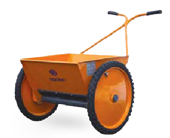 Epoke EpoMini 5 compact towed spreader for airport and municipal winter operations