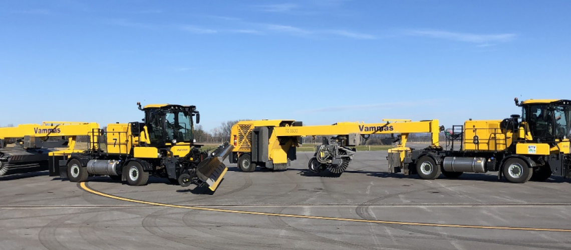 Image of Vammas St/Sb 5500 snow blowers and plows at Burlington Airport